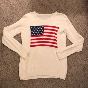 Brandy Melville American Flag Sweater